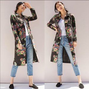 Anthropologie GARDENIA LONGLINE Jacket, Size 2 US
